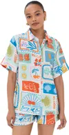 Le Bop Cecillia Short Sleeve Top Fruit Medley