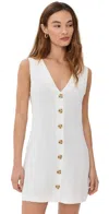 Le Bop Charlotte Vest Dress White