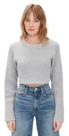Le Bop Clara Pullover Heather Grey In Gray