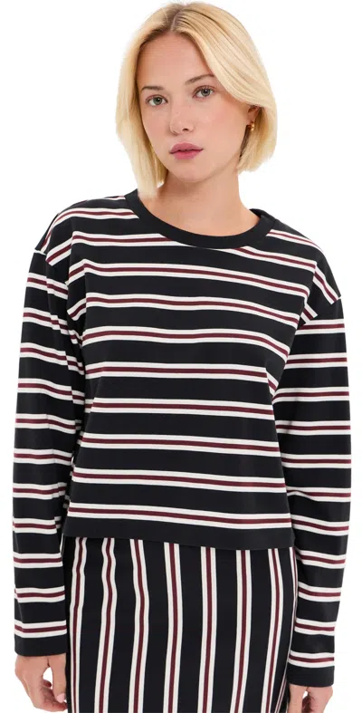 Le Bop Danica Tee Black/ivory/mahogany