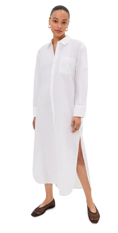 Le Bop Elliot Poplin Dress White