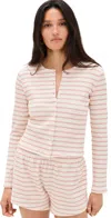 Le Bop Eloise Cardigan Pink/white