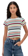Le Bop Eloise Striped Tee Multi Stripe In Multi