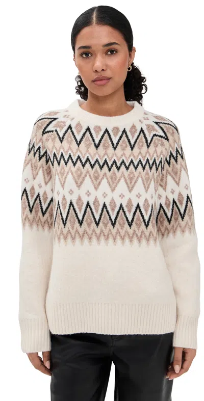 Le Bop Fair Isle Pullover Ivory Multi