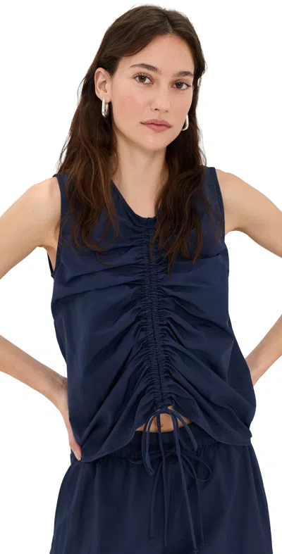Le Bop Fallon Sleeveless Top Navy In Blue
