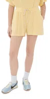 Le Bop Farrah Terry Shorts Butter Yellow