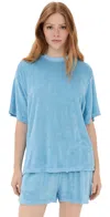 Le Bop Farrah Terry Tee Blue