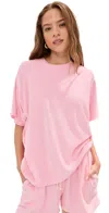 Le Bop Farrah Terry Tee Pink
