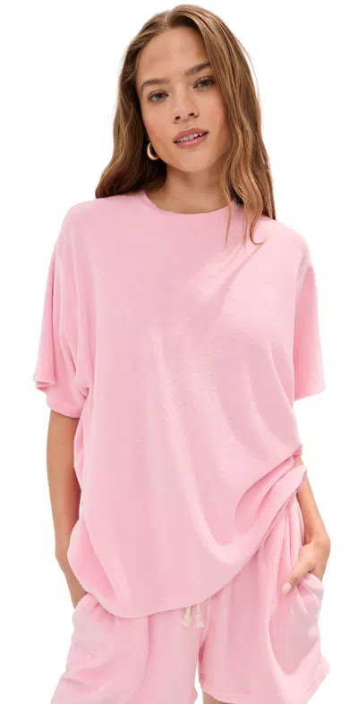 Le Bop Farrah Terry Tee Pink