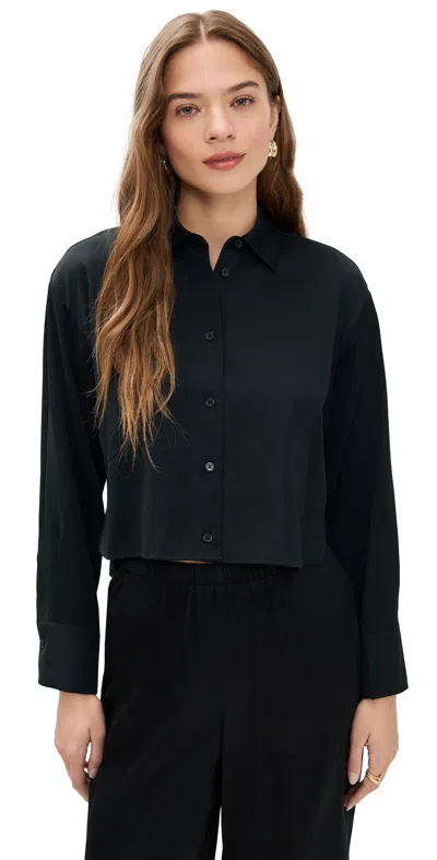 Le Bop Felicity Satin Top Black