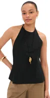 Le Bop Greer Poplin Top Black