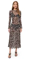 Le Bop Hattie Dress Leopard In Gray