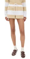 Le Bop Hayley Shorts Khaki/white