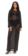 Le Bop Island Crochet Dress Black
