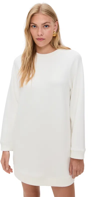 Le Bop Jamie Sweatshirt Dress Ivory In White