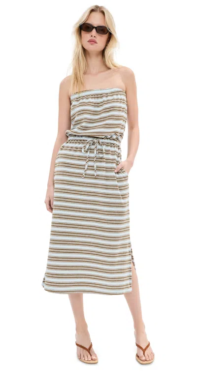 Le Bop Kai Dress Light Blue/chocolate