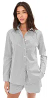 Le Bop Kali Tie Back Button Down Black Check In Multi
