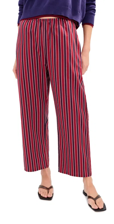 Le Bop Kelsey Pants Red/navy Stripe