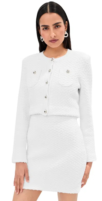 Le Bop Laila Cardigan White
