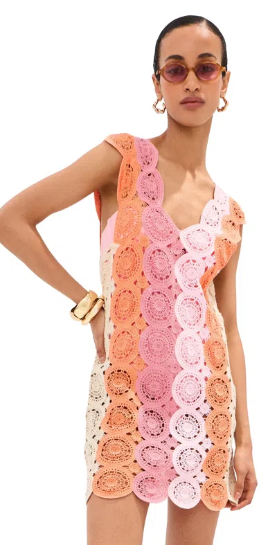 Le Bop Livia Mini Dress Pink Multi