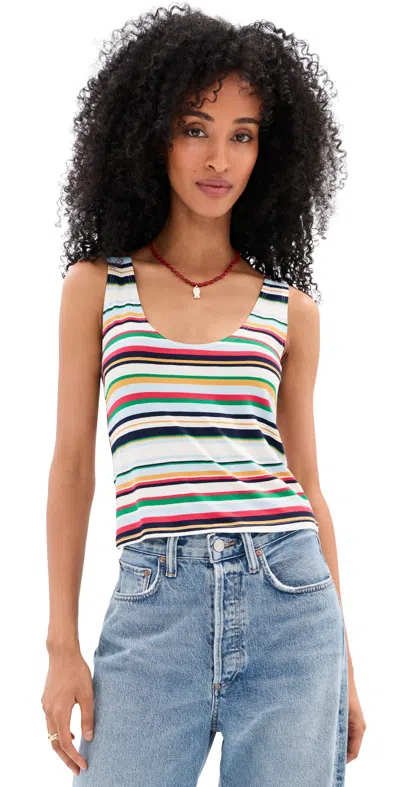 Le Bop Louise Stripe Tank Multi Stripe