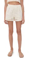 Le Bop Lucia Shorts Ivory In White