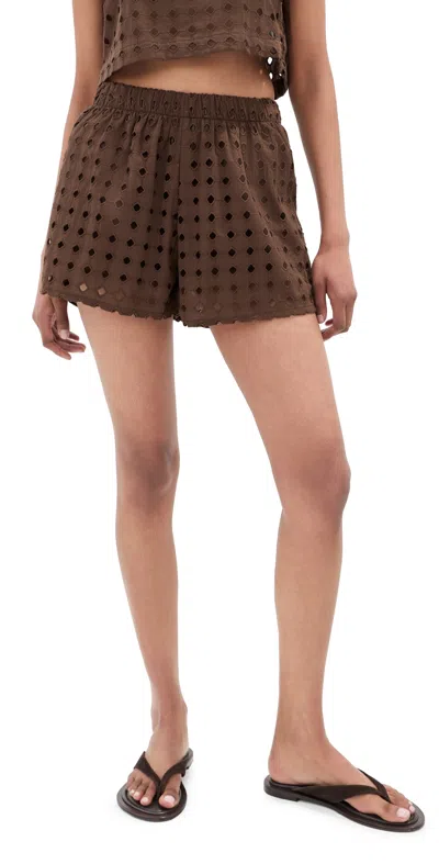 Le Bop Lucia Shorts Shaved Chocolate In Brown