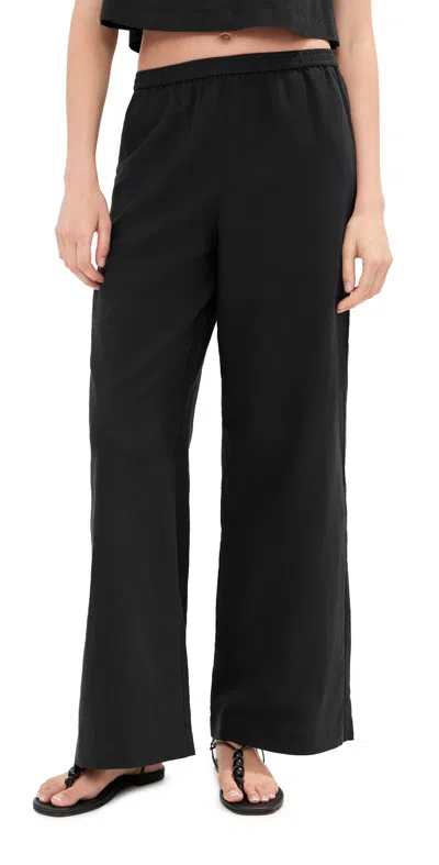 Le Bop Margot Linen Pants Black