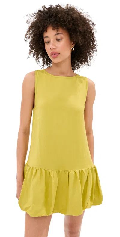 Le Bop Marley Dress Warm Olive In Yellow