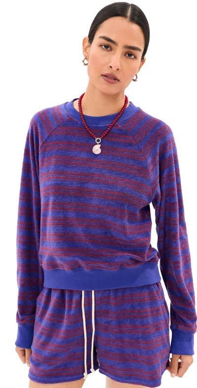Le Bop Marlow Sweatshirt Deep Iris/bordeaux