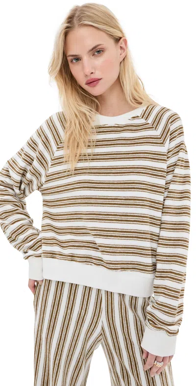 Le Bop Marlow Sweatshirt White/chocolate In Multi