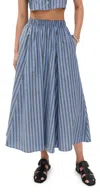 Le Bop Martha Skirt Blue Stripe