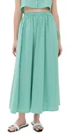 Le Bop Martha Skirt Green Gingham