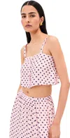 Le Bop Martha Top Pink Dot