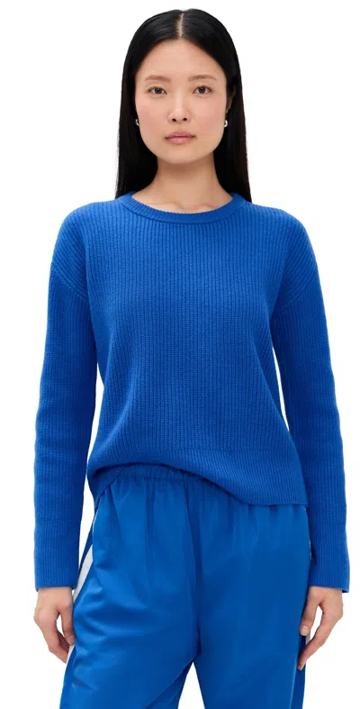 Le Bop Noelle Ribbed Sweater Saphire In Blue