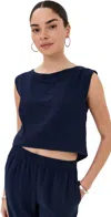 Le Bop Odette Top Navy In Navy