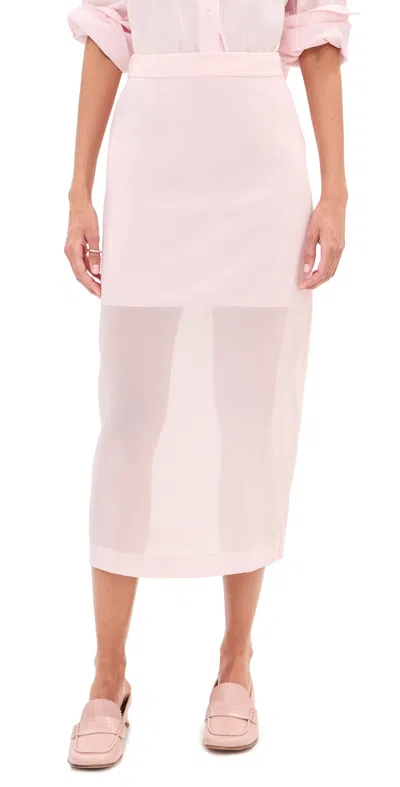 Le Bop Olivia Organza Skirt Pink