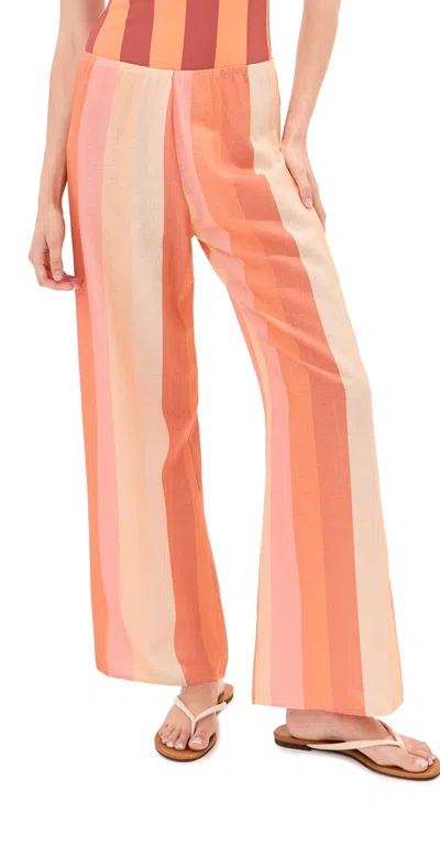 Le Bop Ombre Eli Pants Melon Ombre In Orange