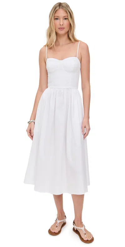 Le Bop Paige Bustier Dress White