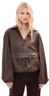 Le Bop Pippa Pullover With Front Pocket Coffee In Brown