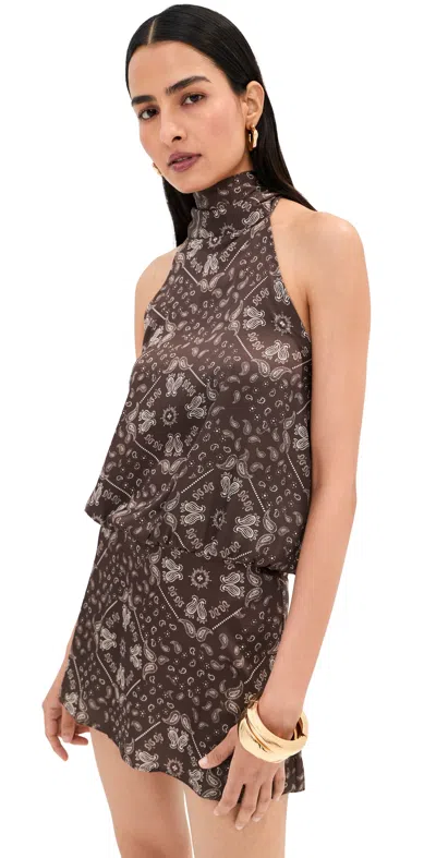 Le Bop Regina Dress Brown Bandana