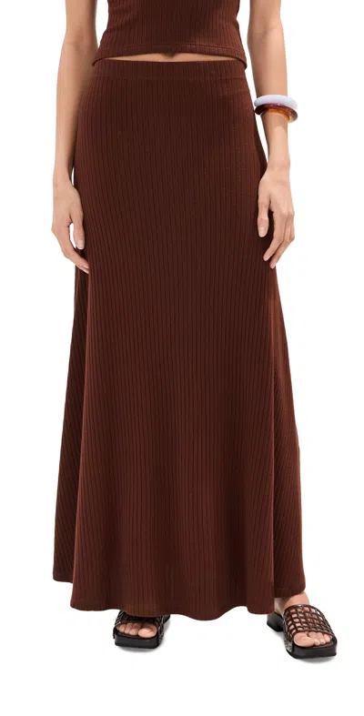 Le Bop Remi Skirt Chocolate In Brown