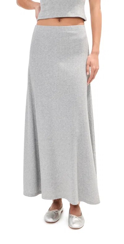Le Bop Remi Skirt Heather Grey In Gray