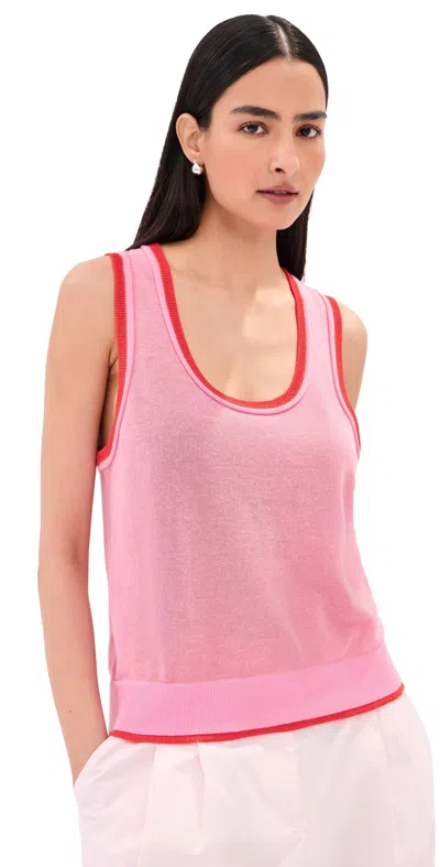 Le Bop Rina Tank Top Cosmos/flame In Pink