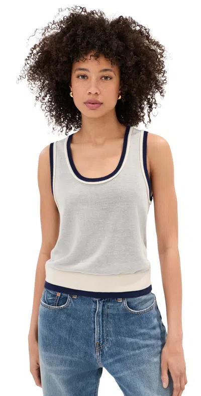 Le Bop Rina Tank Top White/midnight