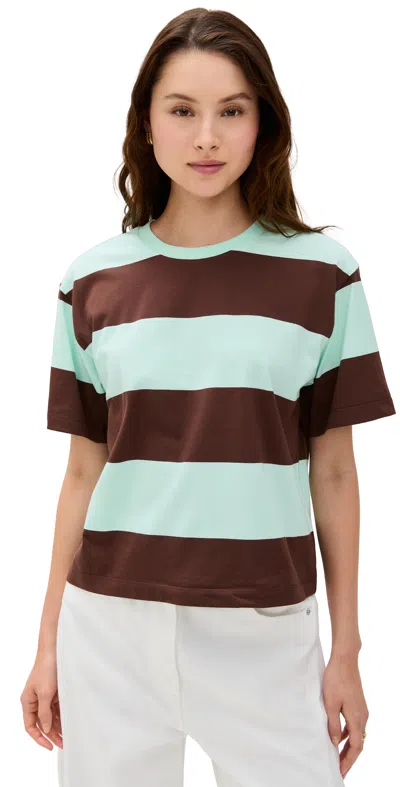 Le Bop Rory Striped Tee Mint Chip