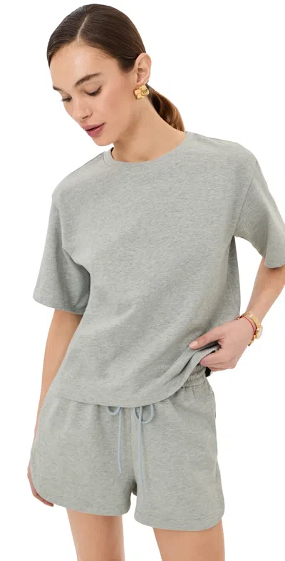 Le Bop Rory Tee Heather Grey In Green