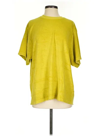 Pre-owned Le Bop Short Sleeve T-shirt In Yellow