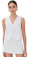 Le Bop Simone Vest White