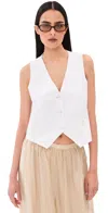 Le Bop Simone Vest White